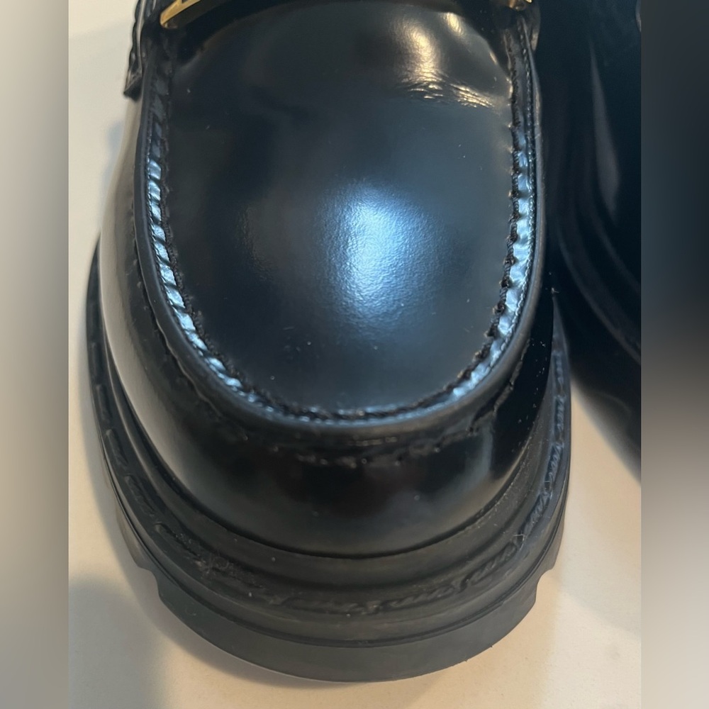 Authentic Christian Dior Code Black Platform Chun… - image 3